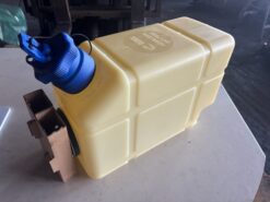 Cummins Genuine DEF Tank Assembly with blue cap and mounting bracket