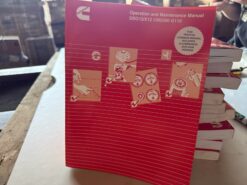 Cummins Operation Maintenance Manual QSG12/X12 CM2350 G110