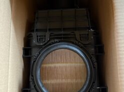 Cummins Air Cleaner AH19477 delivers clean airflow for diesel engines. OEM Fleetguard housing ensures filtration efficiency and durability.